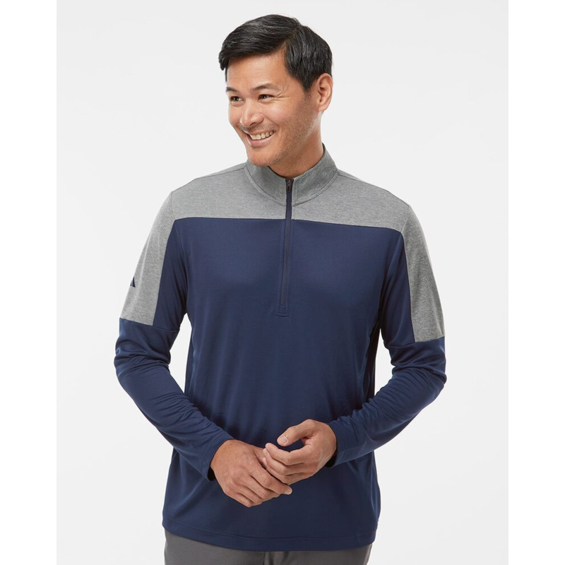 Men's Ultimate365 Lightweight Colorblocked Quarter-Zip Pullover Thumbnail