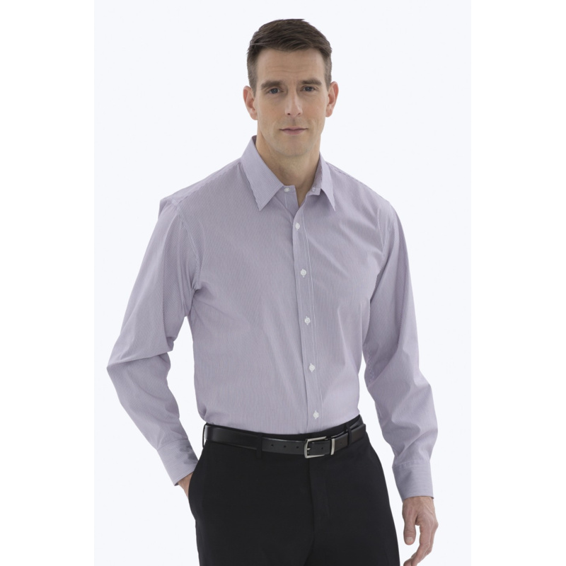 COAL HARBOUR® MINI STRIPE STRETCH WOVEN SHIRT Thumbnail