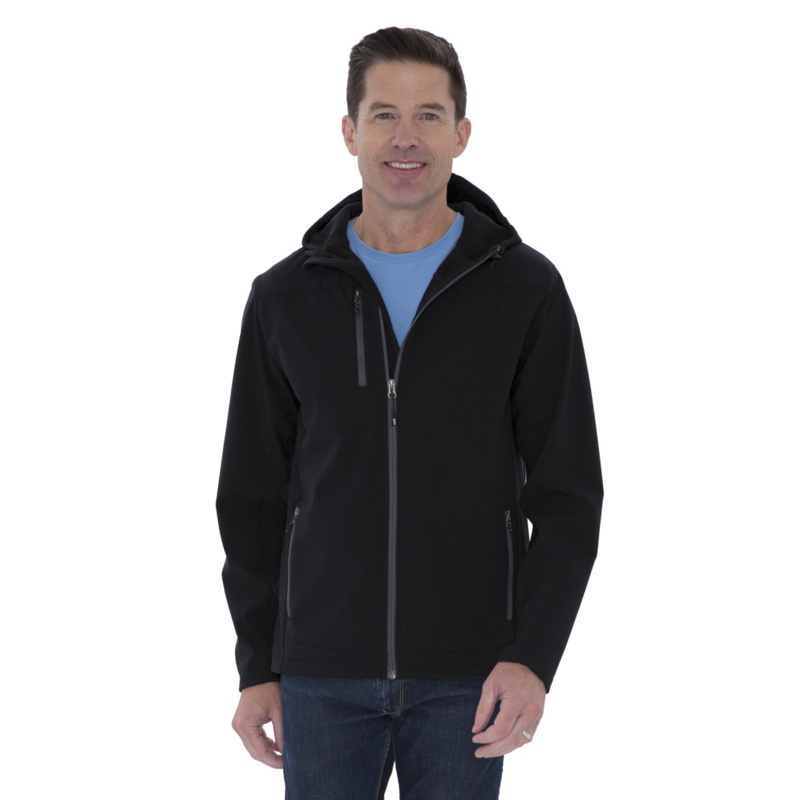 COAL HARBOUR® EVERYDAY HOODED WATER REPELLENT STRETCH SOFT SHELL JACKET Thumbnail