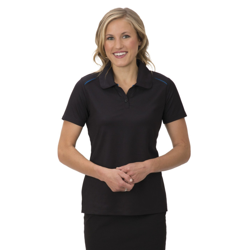COAL HARBOUR® SNAG RESISTANT CONTRAST INSET LADIES' POLO Thumbnail