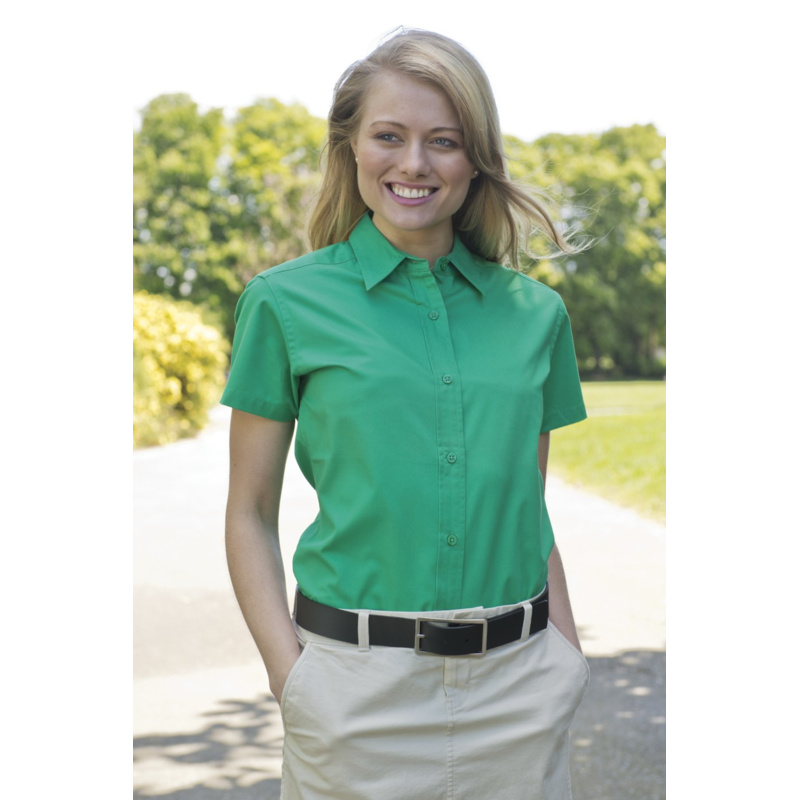 COAL HARBOUR® EASY CARE BLEND SHORT SLEEVE WOVEN LADIES' SHIRT Thumbnail