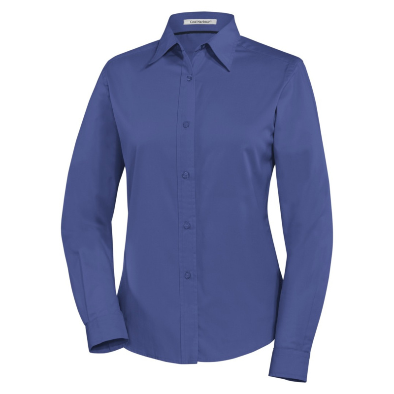 COAL HARBOUR® EASY CARE BLEND LONG SLEEVE WOVEN LADIES' SHIRT Thumbnail