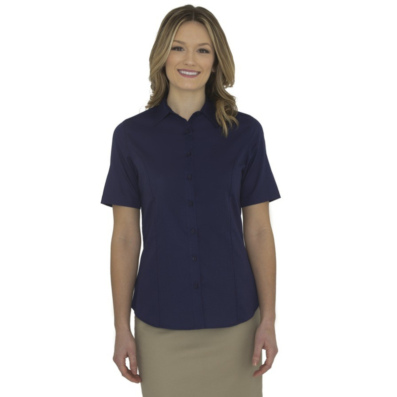 COAL HARBOUR EVERYDAY SHORT SLEEVE WOVEN LADIES' SHIRT Thumbnail