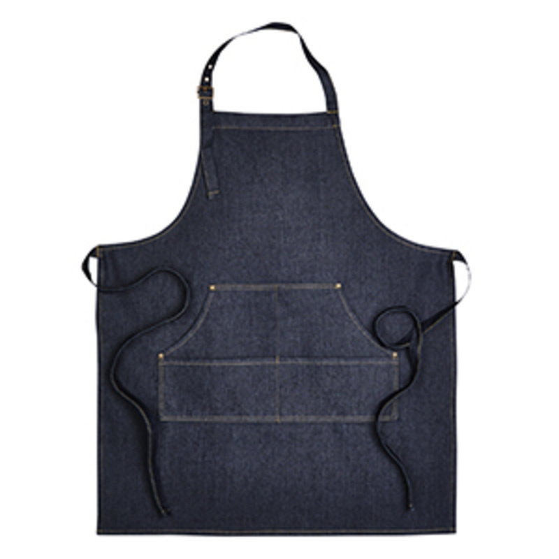 Unisex Jeans Stitch Denim Bib Apron Thumbnail