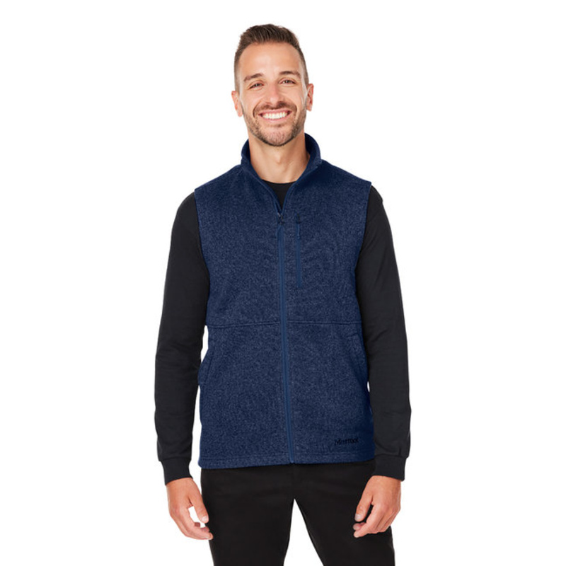 Men's Dropline Sweater Fleece Vest Thumbnail
