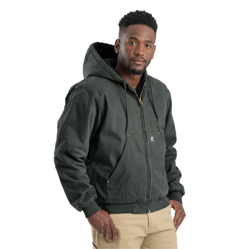 Men's Highland Washed Cotton Duck Hooded Jacket Thumbnail