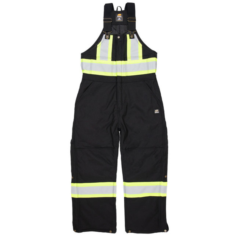 Men's Safety Striped Arctic Insulated Bib Overall Thumbnail