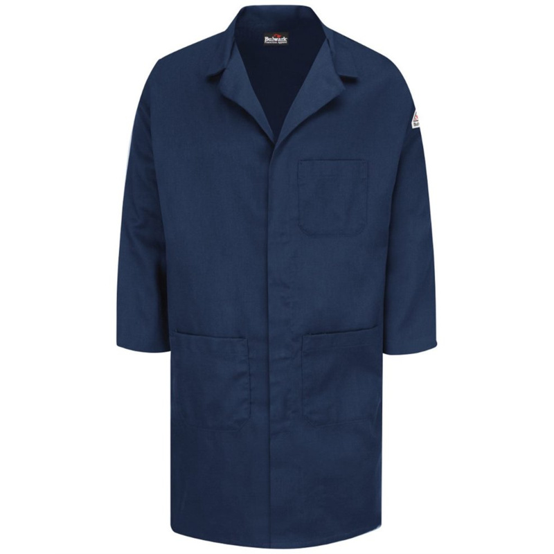 Concealed Snap Front Lab Coat - EXCEL FR® ComforTouch® - 6 oz. Thumbnail