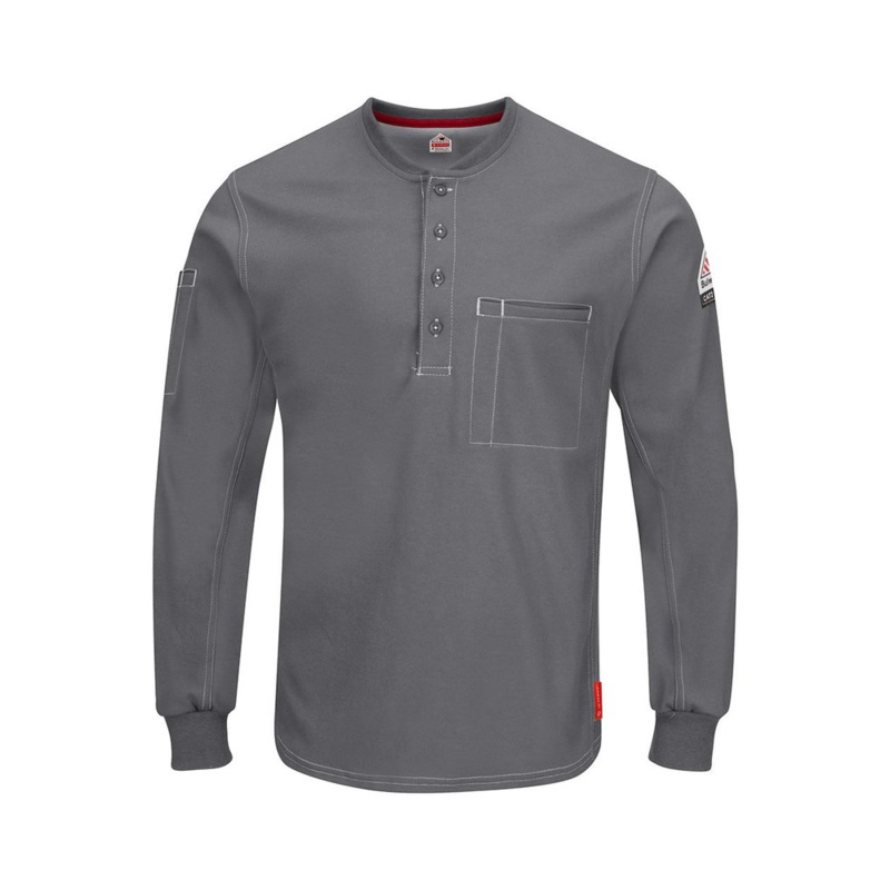 iQ Series® Plus Long Sleeve Henley Thumbnail