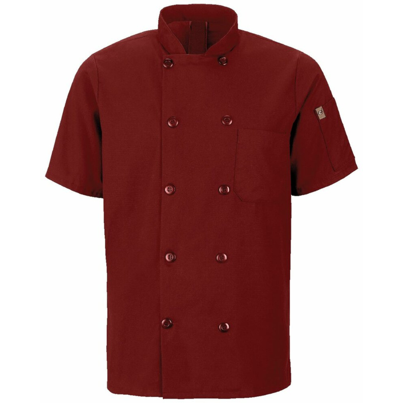 Mimix™ Short Sleeve Chef Coat with OilBlok Thumbnail