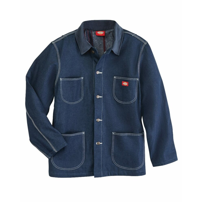 Fleece Lined Chore Denim Jacket Thumbnail