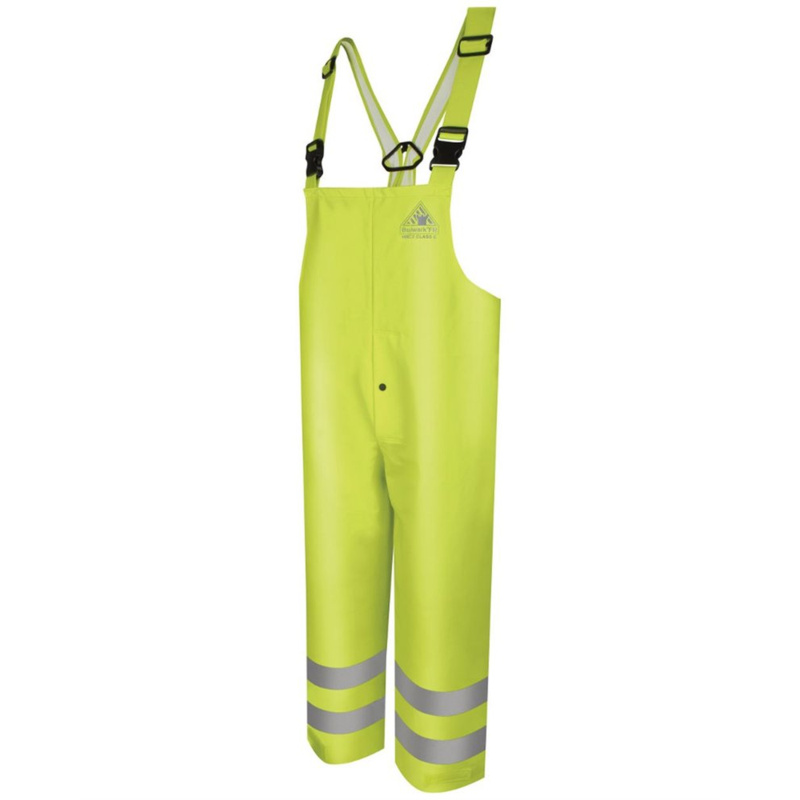 Hi-Visibility Flame-Resistant Rain Bib Overall - 10 oz. Thumbnail