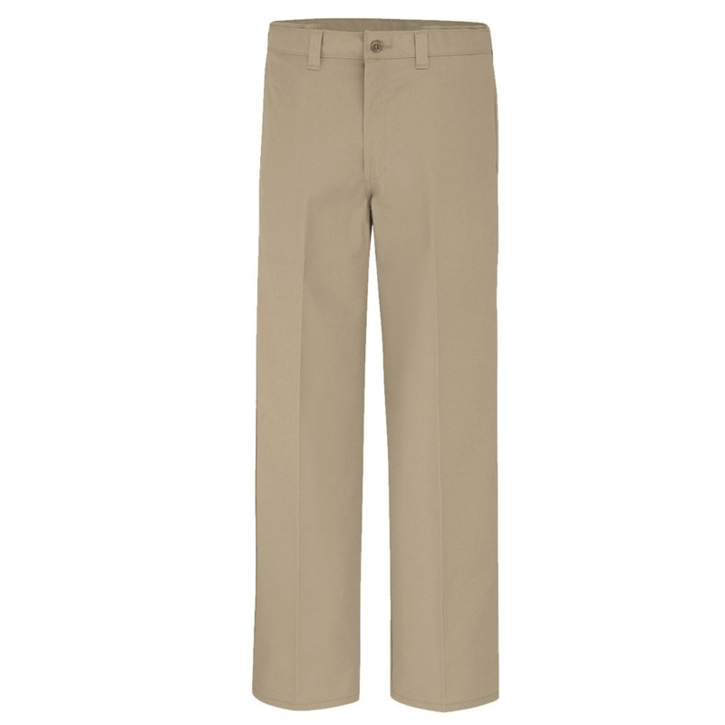 Industrial Flat Front Comfort Waist Pants - Odd Sizes Thumbnail