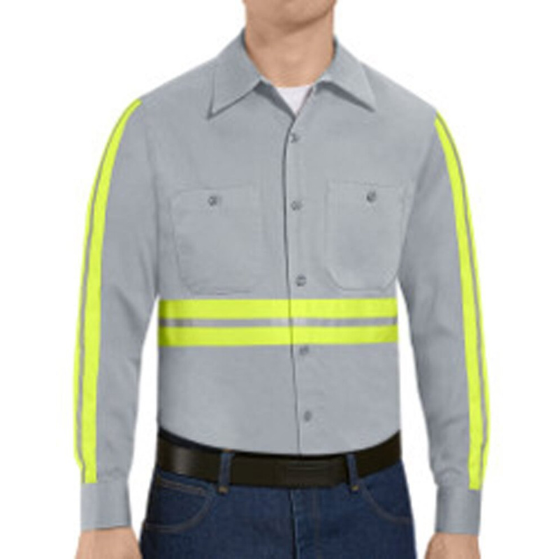 Enhanced Visibility Cotton Work Shirt Long Sizes Thumbnail