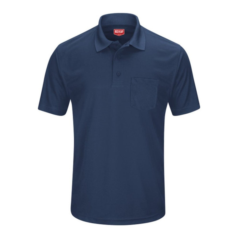 Short Sleeve Performance Knit Pocket Polo Thumbnail