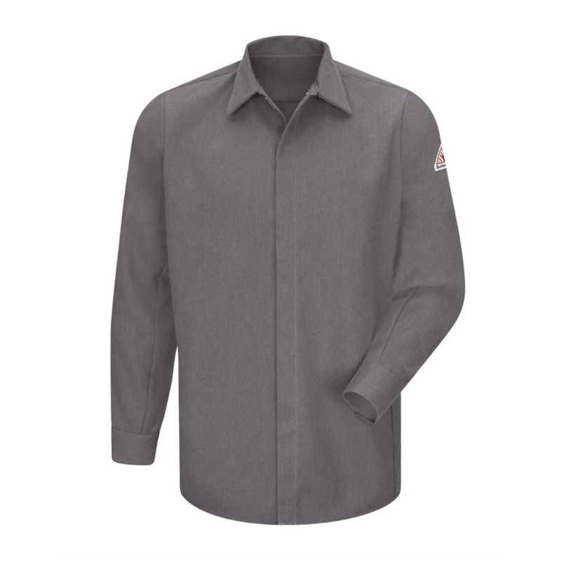 Concealed-Gripper Pocketless Long Sleeve Shirt - CoolTouch® 2 Thumbnail