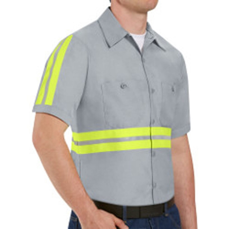 Enhanced Visibility Industrial Work Shirt Long Sizes Thumbnail