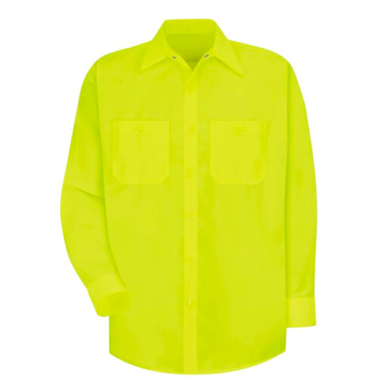 Enhanced Visibility Long Sleeve Work Shirt Long Sizes Thumbnail