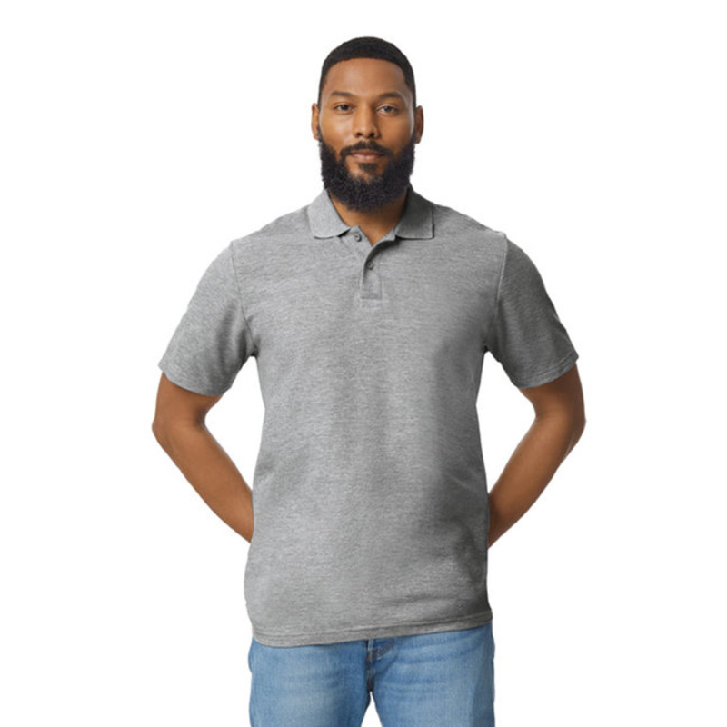 Men's Softstyle Double Pique Polo Thumbnail