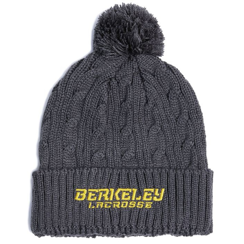 Cable Knit Pom-Pom Beanie Thumbnail