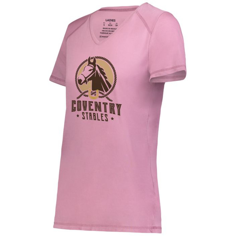 Ladies Super Soft-Spun Poly Tee Thumbnail