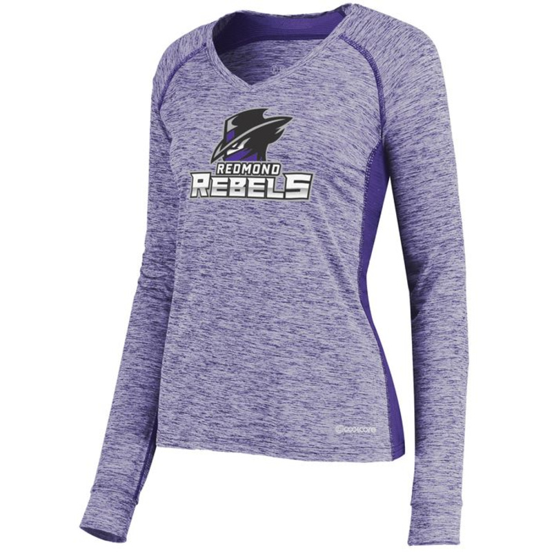 Ladies Electrify Long Sleeve Tee Powered by Coolcore(r) Thumbnail