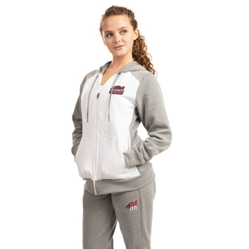 Ladies Three-Season Fleece Full Zip Hoodie Thumbnail