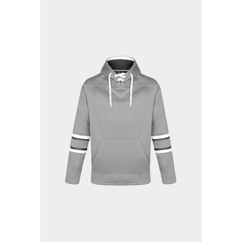 Dangle Adult Unisex Pullover Hockey Lace Hooded Sweatshirt Thumbnail
