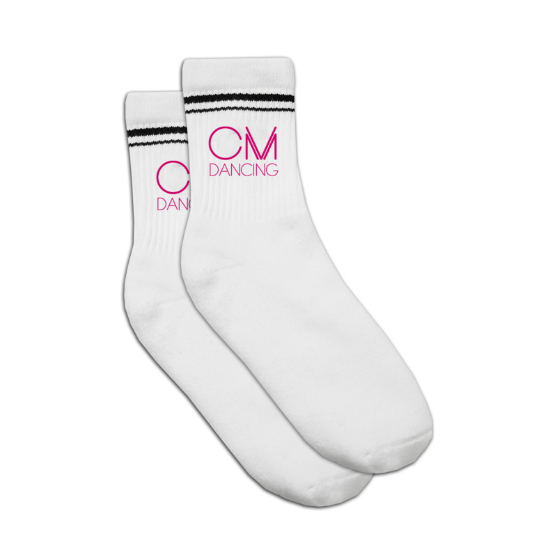CM DANCING Pink  SLX Half-Crew Cotton Socks Thumbnail